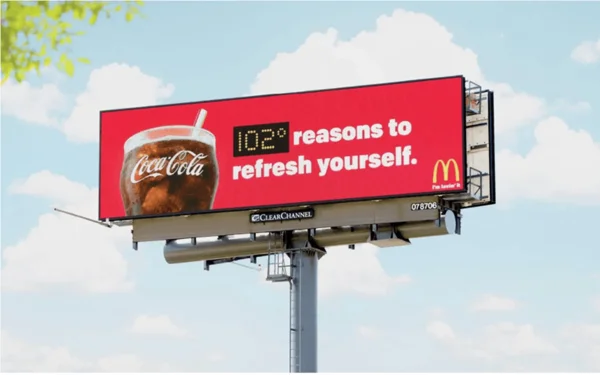 Minh họa chiến dịch quảng cáo của Coca-cola cho các phân khúc thị trường theo địa lý